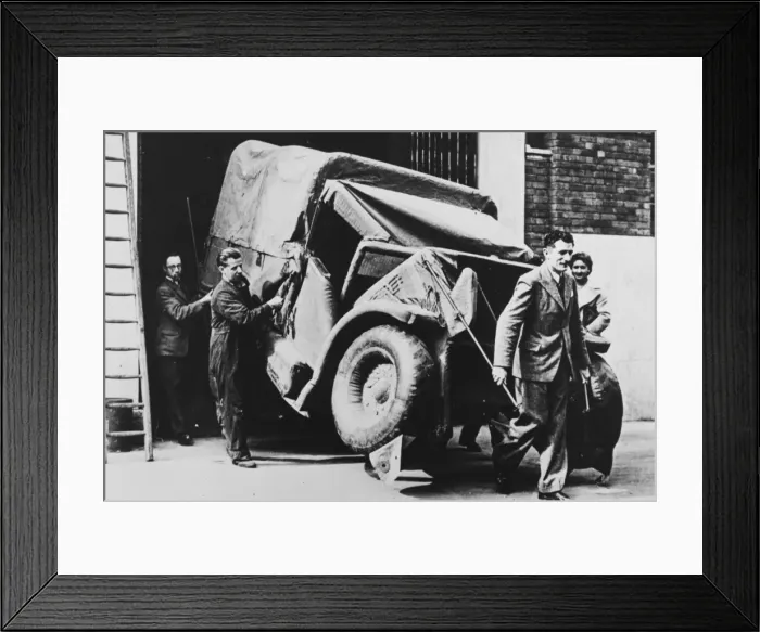 Framed Print : Inflatable decoy truck Framed Print : Inflatable decoy truck