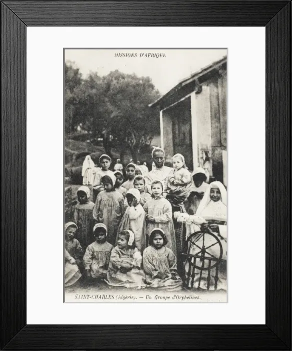 Framed Print : Saint-Charles - Algeria - Orphans Framed Print : Saint-Charles - Algeria - Orphans