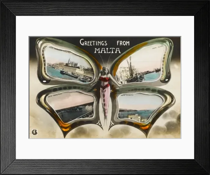 Framed Print : Greetings from Malta Framed Print : Greetings from Malta