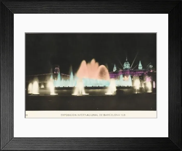 Framed Print : Barcelona, Spain - International Exhibition Framed Print : Barcelona, Spain - International Exhibition