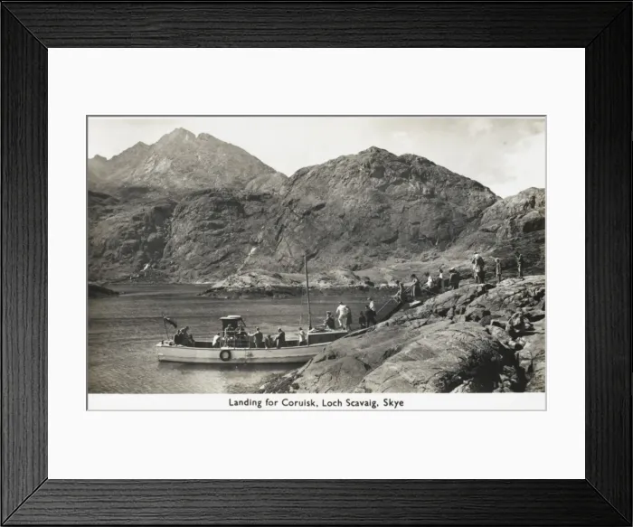Framed Print : The Landing for Coruisk, Loch Scavaig, Skye Framed Print : The Landing for Coruisk, Loch Scavaig, Skye