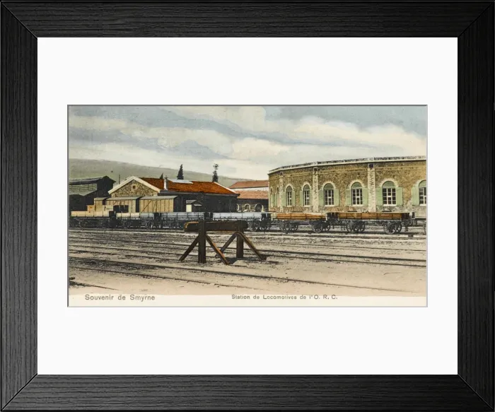 Framed Print : Railway Station at Izmir, Turkey Framed Print : Railway Station at Izmir, Turkey