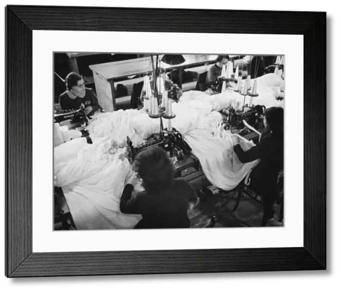 Framed Print : Parachute factory WWII Framed Print : Parachute factory WWII