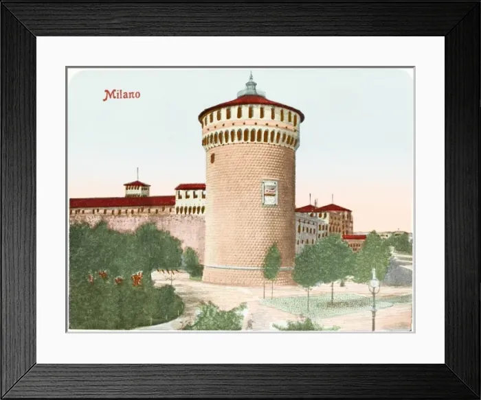 Framed Print : The Sforza Tower - Milan, Italy Framed Print : The Sforza Tower - Milan, Italy
