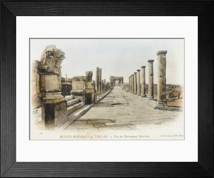 Framed Print : Ruins of Timgad, Algeria Framed Print : Ruins of Timgad, Algeria