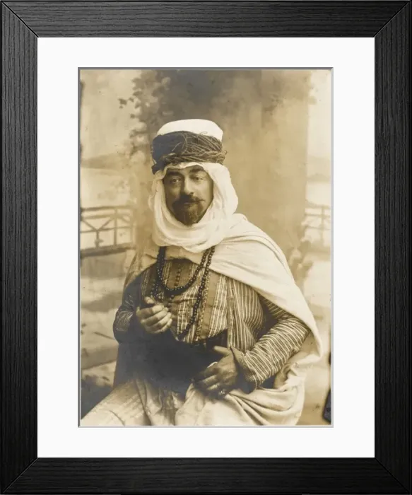 Framed Print : Algerian Chieftain Framed Print : Algerian Chieftain