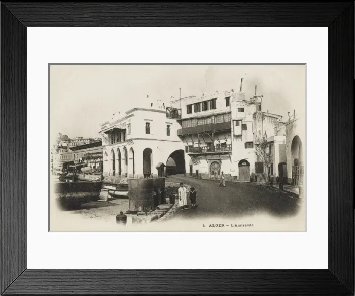 Framed Print : The Admiralty Buildings - Algiers, Algeria Framed Print : The Admiralty Buildings - Algiers, Algeria