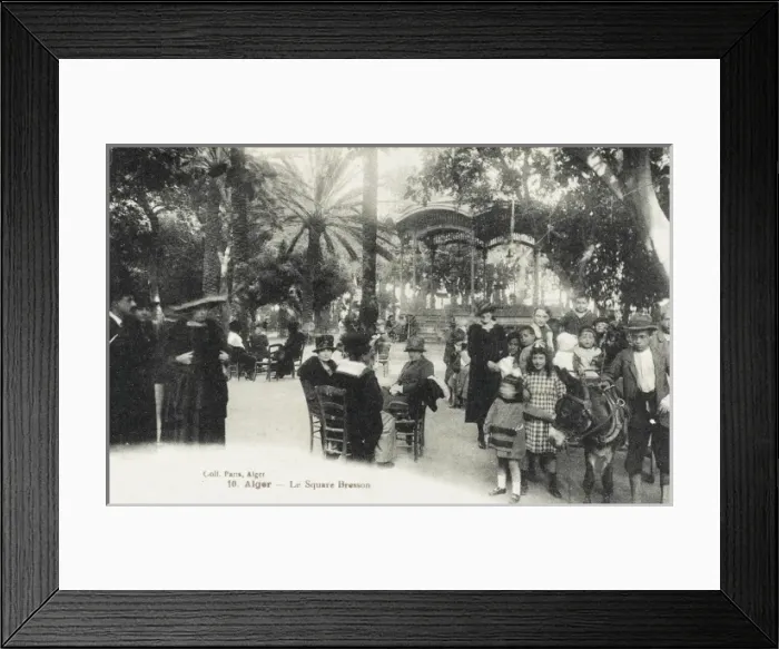 Framed Print : Rich French Families in Algiers, Algeria Framed Print : Rich French Families in Algiers, Algeria