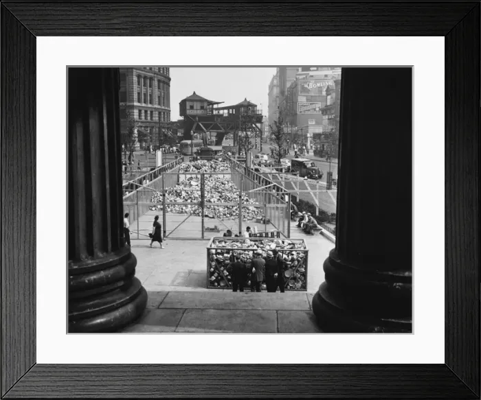 Framed Print : Metal Collection WWII Framed Print : Metal Collection WWII