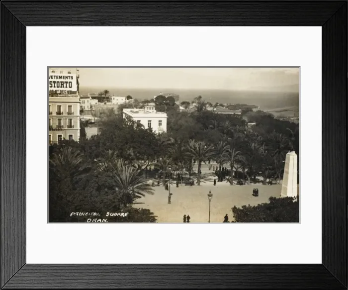 Framed Print : Principal Square at Oran, Algeria Framed Print : Principal Square at Oran, Algeria
