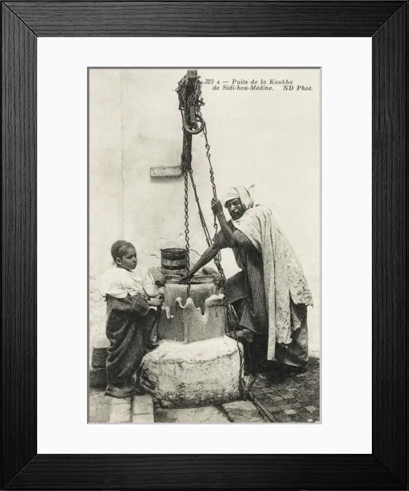 Framed Print : Sidi-bou-Medine, Algeria - The Koubba Wells Framed Print : Sidi-bou-Medine, Algeria - The Koubba Wells