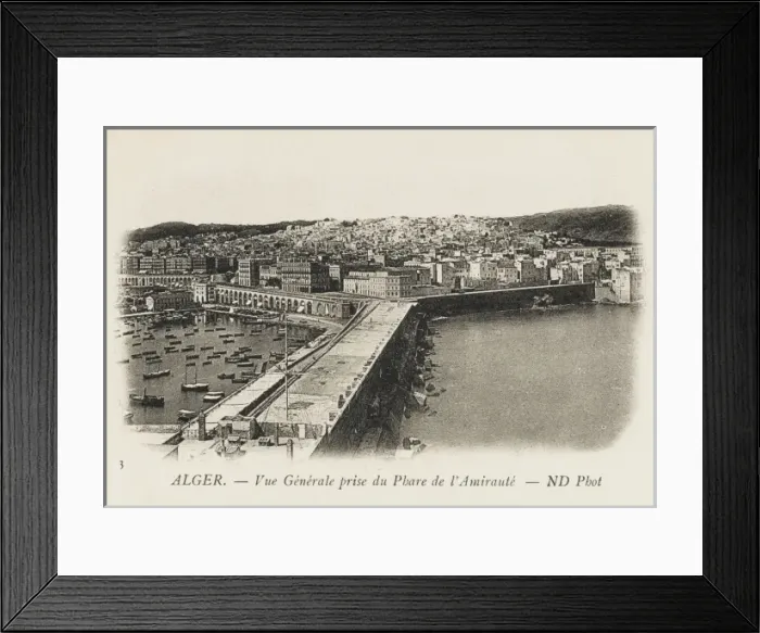 Framed Print : Algiers, Algeria - view from the lighthouse Framed Print : Algiers, Algeria - view from the lighthouse