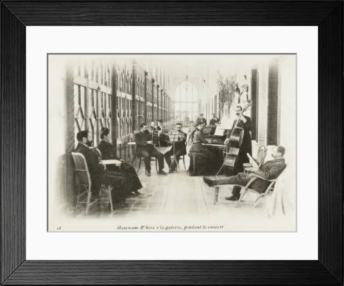 Framed Print : The Gallery of the Steam Bath during a concert Framed Print : The Gallery of the Steam Bath during a concert