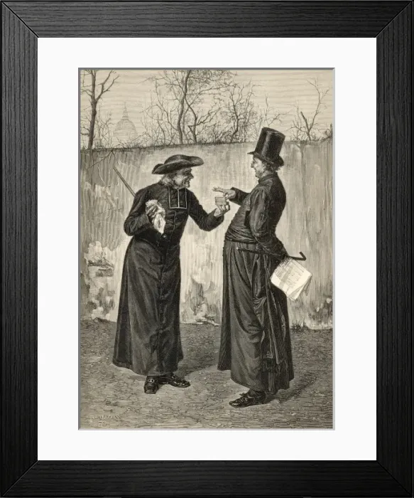 Framed Print : Two gentlemen in the Jardin du Luxembourg Framed Print : Two gentlemen in the Jardin du Luxembourg