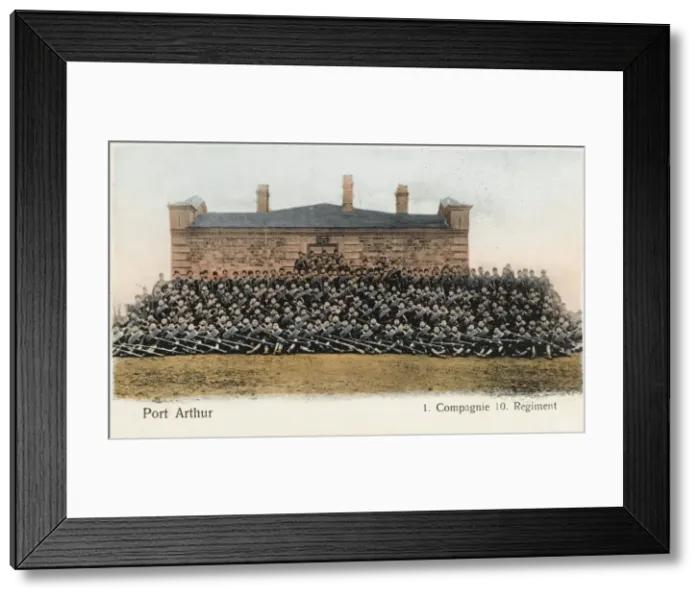 Framed Print : Russian troops at Port Arthur Framed Print : Russian troops at Port Arthur
