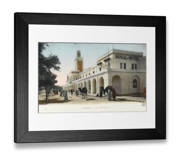 Framed Print : The Royal Hotel - Biskra, Algeria Framed Print : The Royal Hotel - Biskra, Algeria