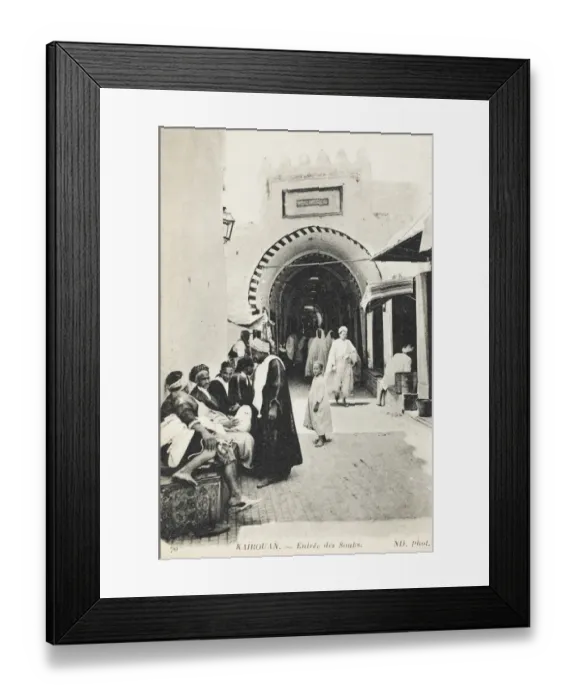 Framed Print : Kairouan - Tunisia - Entrance to the Bazaars Framed Print : Kairouan - Tunisia - Entrance to the Bazaars