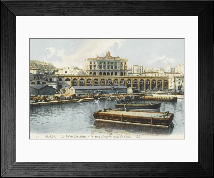 Framed Print : The Consulate Palace and Mosques Framed Print : The Consulate Palace and Mosques