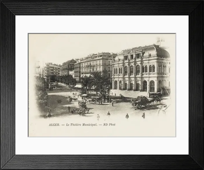 Framed Print : Municipal Theatre - Algiers Framed Print : Municipal Theatre - Algiers