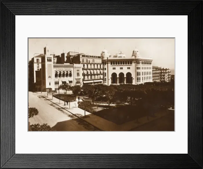 Framed Print : Offices of La Depeche Algerienne Framed Print : Offices of La Depeche Algerienne