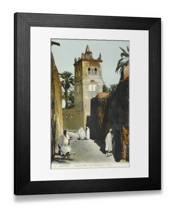 Framed Print : Biskra - Southern Algeria - Mosque Sidi Abdel el-Moumen Framed Print : Biskra - Southern Algeria - Mosque Sidi Abdel el-Moumen