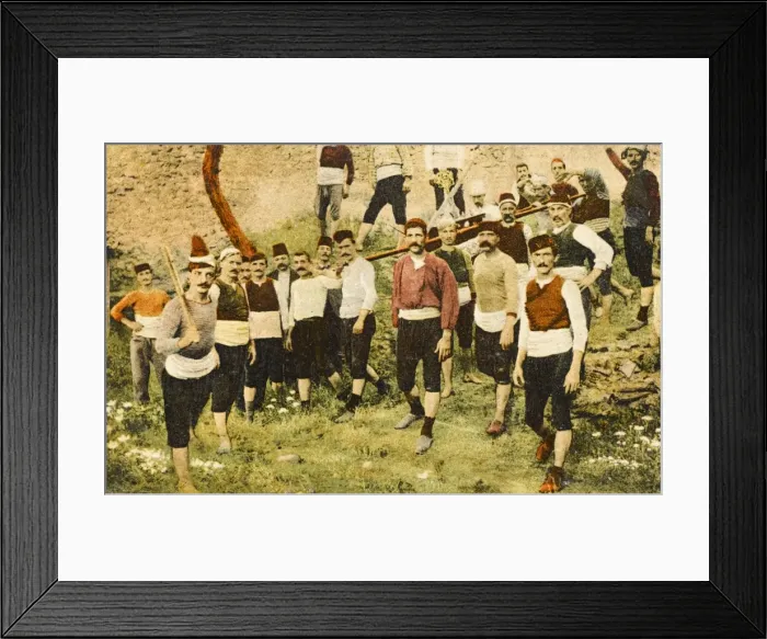 Framed Print : Irregular Firemen - Constantinople, Turkey Framed Print : Irregular Firemen - Constantinople, Turkey