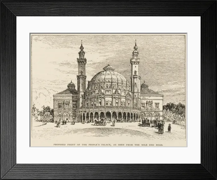 Framed Print : The Peoples Palace, London Framed Print : The Peoples Palace, London