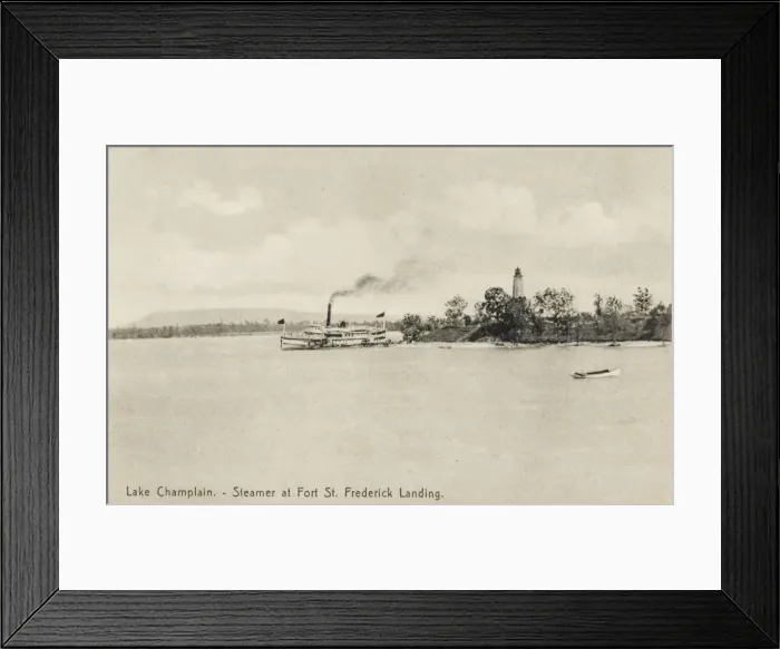 Framed Print : Steamboat, Lake Champlain Framed Print : Steamboat, Lake Champlain