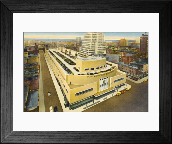 Framed Print : Port Authority Bus Terminal Framed Print : Port Authority Bus Terminal
