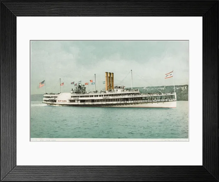 Framed Print : Steamer, New York Framed Print : Steamer, New York