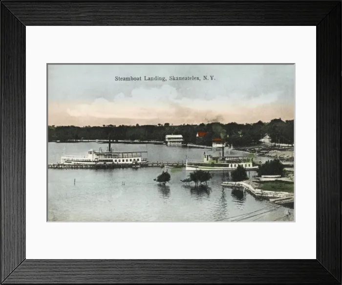 Framed Print : Steamboat Landing Framed Print : Steamboat Landing