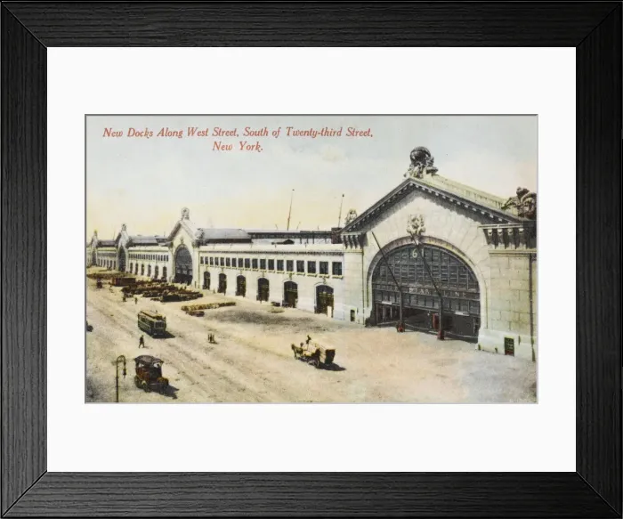 Framed Print : New York Docks Framed Print : New York Docks