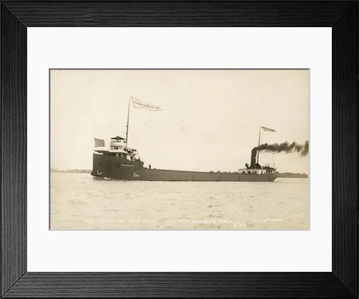 Framed Print : Chas. W. Kotcher Steamer Framed Print : Chas. W. Kotcher Steamer