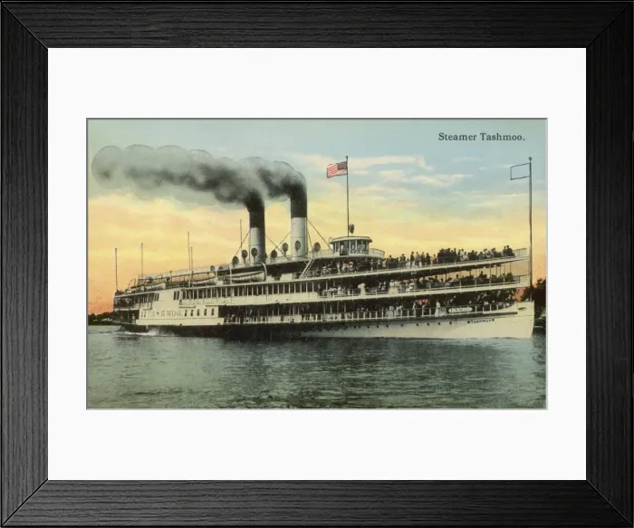 Framed Print : Steamer Tashmoo Framed Print : Steamer Tashmoo
