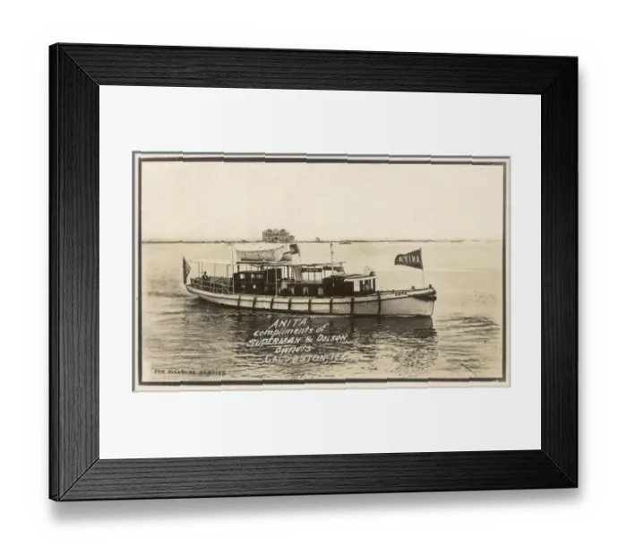 Framed Print : Steamer Anita Framed Print : Steamer Anita