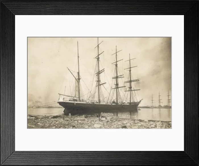 Framed Print : Rowena Sailing Ship Framed Print : Rowena Sailing Ship