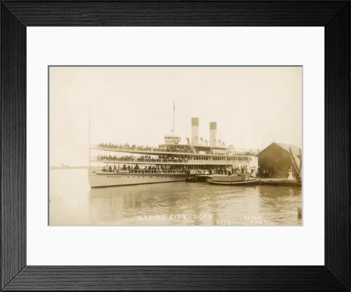 Framed Print : Steamer Tashmoo Framed Print : Steamer Tashmoo