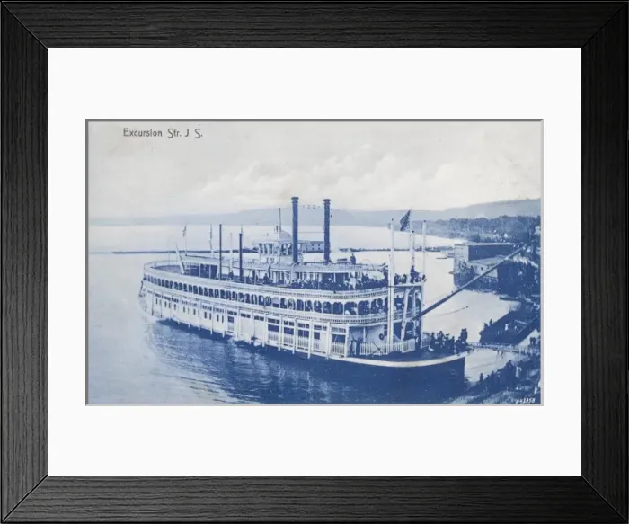 Framed Print : Paddleboat JS Framed Print : Paddleboat JS