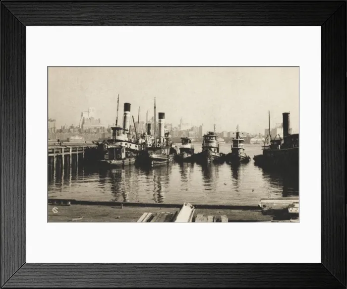 Framed Print : Tugs in New York Framed Print : Tugs in New York
