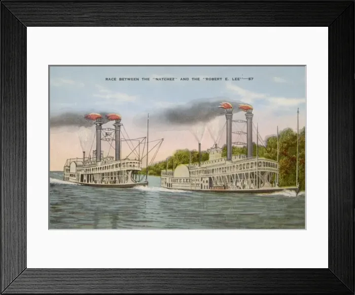 Framed Print : The Natchez and Robert E. Lee Framed Print : The Natchez and Robert E. Lee