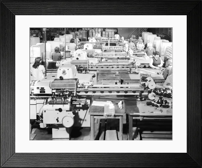 Framed Print : Balling up knitting yarn Framed Print : Balling up knitting yarn