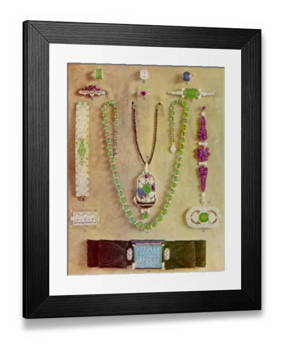 Framed Print : Trinkets of Today: Modern Jewellery Framed Print : Trinkets of Today: Modern Jewellery