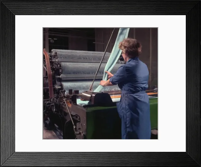 Framed Print : Patons & Baldwins - wool processing Framed Print : Patons & Baldwins - wool processing