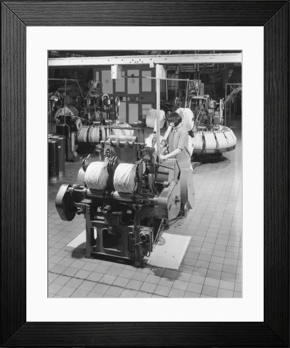 Framed Print : Winding thread - Patons & Baldwins Framed Print : Winding thread - Patons & Baldwins