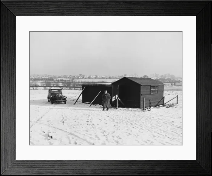 Framed Print : Aircraft Observer Post, WWII Framed Print : Aircraft Observer Post, WWII