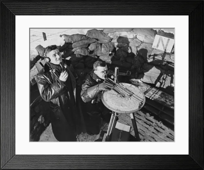 Framed Print : Aircraft Observer Post, WWII Framed Print : Aircraft Observer Post, WWII