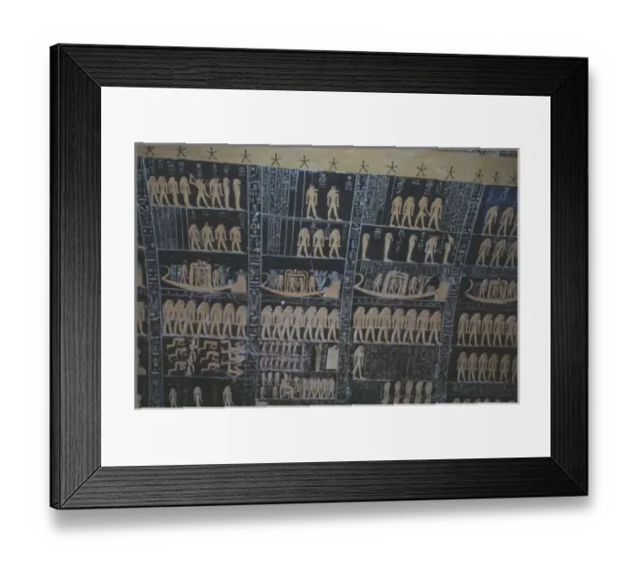 Framed Print : Valley of the Kings, tomb of Rameses VI