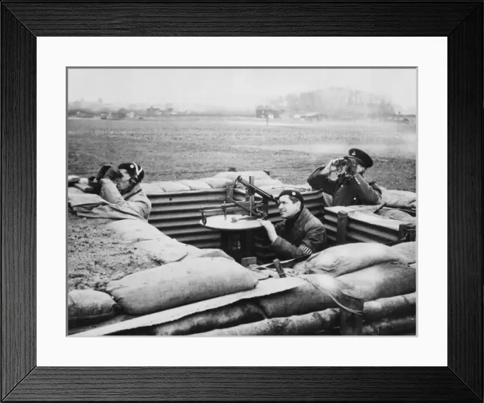 Framed Print : Aircraft Observer Post, WWII Framed Print : Aircraft Observer Post, WWII
