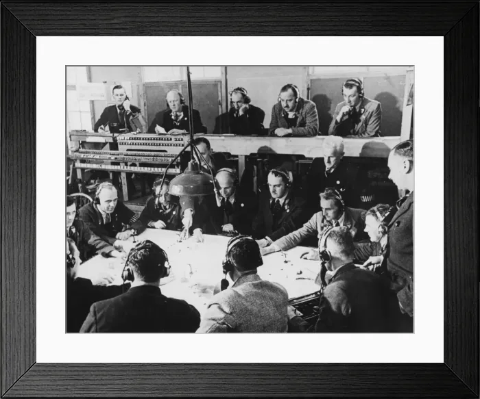 Framed Print : Observer Corps Centre, World War II Framed Print : Observer Corps Centre, World War II