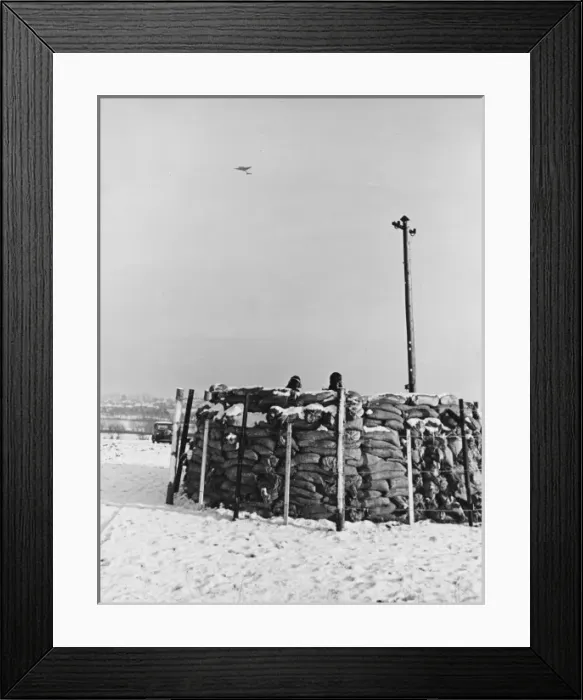 Framed Print : Aircraft Observer Post, WWII Framed Print : Aircraft Observer Post, WWII